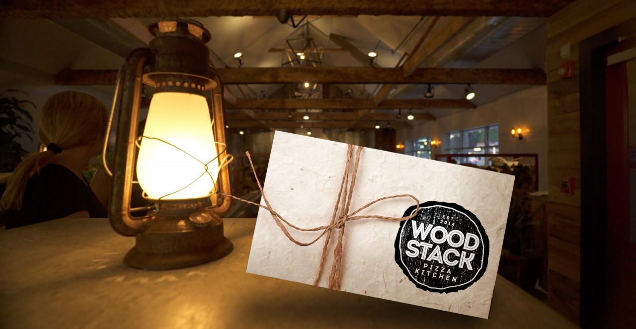 Gift Cards Wood Stack